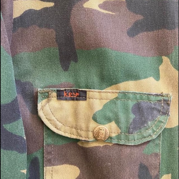 Vintage Key Camo Jacket w/ Patches - Picture 3 of 3